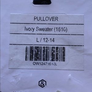 Brand Ivory Pullover by A&D